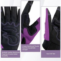 Gardening Gloves For Men And Women  Thorn Proof & Puncture Resistant Working Gloves  Gloves For Safety Work And Gardening  Gardening Gifts  Synthetic Leather Spandex Mechanic With Touchscreen Support