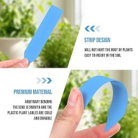 Yuanling 1000 Pcs 4 Inch Plant Labels Plastic Waterproof Plant Name Tags For Seedlings Nursery Garden Label Markers Plant Stakes With Permanent Marking Pen  5 Colors