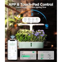 Letpot Lph-Air Hydroponics Growing System Kits  App & Wifi Controlled Smart Indoor Garden With 24W Grow Light Full Spectrum  10 Pods Planter Indoor Gardening For Gifts  Kitchen  Vegetable