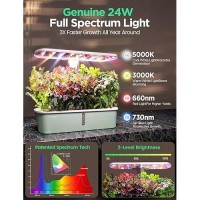 Letpot Lph-Air Hydroponics Growing System Kits  App & Wifi Controlled Smart Indoor Garden With 24W Grow Light Full Spectrum  10 Pods Planter Indoor Gardening For Gifts  Kitchen  Vegetable