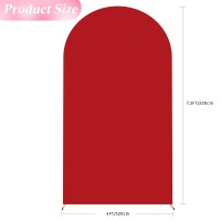 Wokceer 72Ft Wedding Arch Cover Spandex Fitted Wedding Arch Stand Covers Round Top Blushing Pink Chiara Arch Cover For Birthday