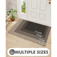 Lumi Indoor Doormat Low Profile Entryway Rug Ultrathin Non Slip Rubber Backing Welcome Mat Pet Friendly Stainresistant Door