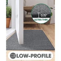 Lumi Indoor Doormat Low Profile Entryway Rug Ultrathin Non Slip Rubber Backing Welcome Mat Pet Friendly Stainresistant Door