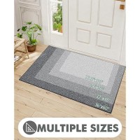 Lumi Indoor Doormat Low Profile Entryway Rug Ultrathin Non Slip Rubber Backing Welcome Mat Pet Friendly Stainresistant Door