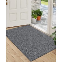 Lumi Indoor Doormat Low Profile Entryway Rug Ultrathin Non Slip Rubber Backing Welcome Mat Pet Friendly Stainresistant Door