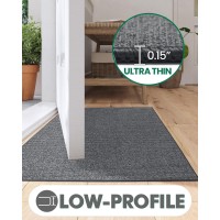 Lumi Indoor Doormat Low Profile Entryway Rug Ultrathin Non Slip Rubber Backing Welcome Mat Pet Friendly Stainresistant Door