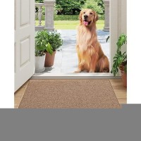 Lumi Indoor Doormat Low Profile Entryway Rug Ultrathin Non Slip Rubber Backing Welcome Mat Pet Friendly Stainresistant Door