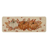 Artoid Mode Orange Dot Pumpkin Eucalyptus Fall Doormat Autumn Home Decor Lowprofile Switch Rug Door Mat Floor Mat For Indoor O