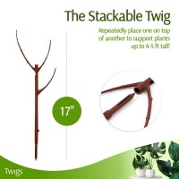 Twigs Ga Stackable Plant Support Stakes Climbing Plant Support Plant Support Structures Plant Stakes For Indoor Outdoor P