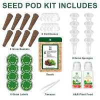 Lettuce Seed Pod Kit For Aerogarden Included Romainebibb And Boston Lettucered And Green Leafbutter Headbuttercrunch Plant