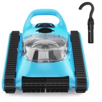 Cordless Robotic Pool Cleaner Automatic Nextrend Pool Vacuum For Above Ground Pool Wall Floor Waterline Cleaning 180W Powerful