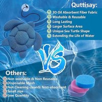 Quttisay Hot Tub Scum Absorber For Spa Hot Tub Hot Tub Accessories For Adults Hot Tub Sponge.Hot Tub Oil Absorbing Sponge For Spa & Pool Cleaner Hot Tub Turtle Scum Absorber Keeps Water Clean 1 Pack