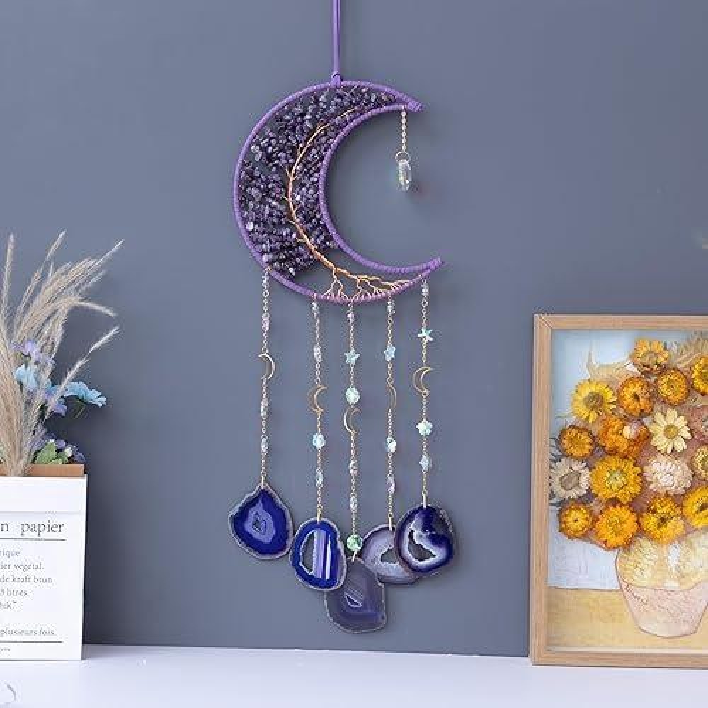 Amethyst Crystal Decor Purple Crystal Gifts For Women Crystal Tree Amethyst Tree Crystals And Healing Stones Hanging Crysta