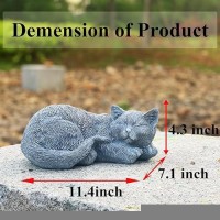 Pet Memorial Stone & Grave Markers Cat Statue  Cats Memorial Gifts For Loss Of Cat Sympathy Gift  Cat Statues For Garden Outdoor Statue Decor  11.4