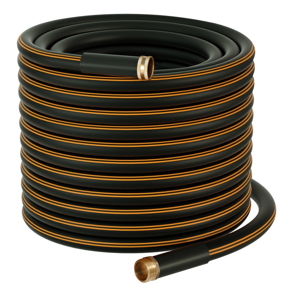 Atlantic Heavy Duty Garden Hose 58 Inch X 200 Foot Black Color Water Hose 200Ft