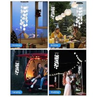 Solar Wind Chimes Decorative Lights For Outside Shells Lights Gifts For Mom Grandma Women Wife Girls Solar Hanging Lights For H