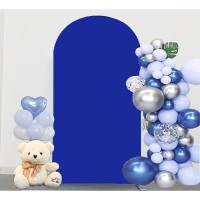 66 Ft Arch Backdrop Cover Jfdydm Royal Blue Wedding Arch Cover 66 Ft Arch Backdrop Stand Cover Background Stand Covers Roy