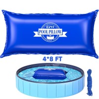 Epn 4 X 8 Ft Pool Pillows For Above Ground Pool 05Mm Thick Pvc Coldresistant Pool Cover Air Pillow With 492 Ft Rope Winteri