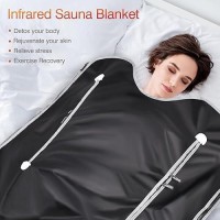 Umixgene Infrared Sauna Blanket-Sauna Blanket For Home Use  Portable Design For Relaxation And Detoxification Highest 176?  20-60 Minutes Timer  6 Ft X 2.65 Ft