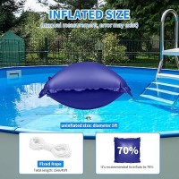 Cacsps 3 Pack Pool Pillow For For Above Ground Pools  4X4 Ft Pool Air Pillow For Closing Winter Pool Winterizing Kit For Ground Pool  0.5Mm Pvc Material  2X 16.5Ft Rope (Blue)