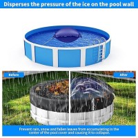 Cacsps 3 Pack Pool Pillow For For Above Ground Pools  4X4 Ft Pool Air Pillow For Closing Winter Pool Winterizing Kit For Ground Pool  0.5Mm Pvc Material  2X 16.5Ft Rope (Blue)