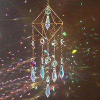 Crystal Suncatcher  Window Suncatcher Prism Hanging Sun Catcher Outdoor Indoor Decor Gift For Mom Christmas Stocking Sutffers Home Decor