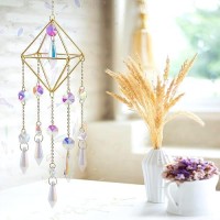 Crystal Suncatcher  Window Suncatcher Prism Hanging Sun Catcher Outdoor Indoor Decor Gift For Mom Christmas Stocking Sutffers Home Decor