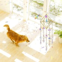 Crystal Suncatcher  Window Suncatcher Prism Hanging Sun Catcher Outdoor Indoor Decor Gift For Mom Christmas Stocking Sutffers Home Decor