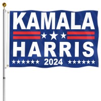 Generic Kamala Harris 2024 Flag 3X5 Ft Harris For President Flags With Brass Grommets For Indoor Outdoor Harris Flags With Vivi