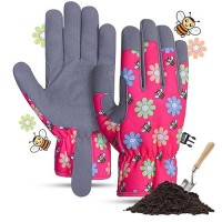 Saga Sports Kids Gardening Gloves Durable & Comfortable With Fun Design  Perfect For Little Kids  Ideal For All Activities (Pink  Small)