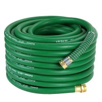 Guitrees 75Ft 58 Heavyduty Rubber Garden Hose 200Psi Working 1000Psi Burst Hotcold Water Fivelayered Braiding For Dur