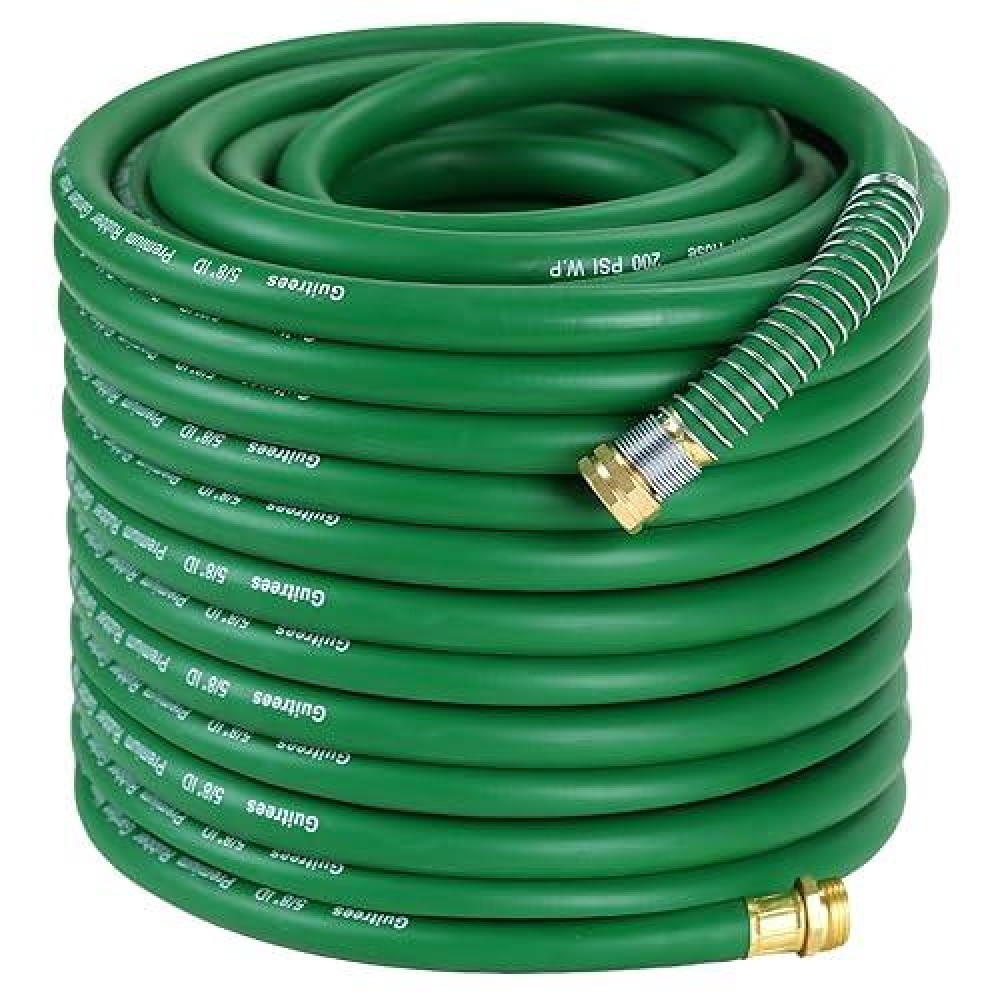 Guitrees 150Ft 58 Heavyduty Rubber Garden Hose 200Psi Working 1000Psi Burst Hotcold Water Fivelayered Braiding For Du