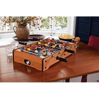 Mainstreet Classics 20Inch Table Top Foosballsoccer Game Brown