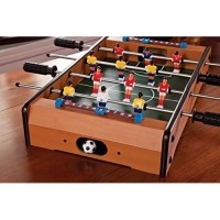 Mainstreet Classics 20Inch Table Top Foosballsoccer Game Brown