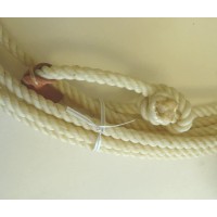 30 Foot Waxed Nylon Medium Lay Rope