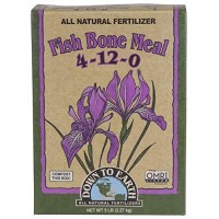 Down To Earth Organic Fish Bone Meal Fertilizer Mix 4120 5 Lb