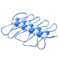 vidaXL Pool Rope Divider Swimming Pool Rope with 9 Floats and 2 Hooks Pool Rope Float Pool Lane Line for Hot Springs Shallow
