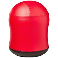 Safco Zenergy Swivel Ball Chair, Anti-Burst, Vinyl Exercise Ball Chair For Home, Office & Classroom, Ideal For K-12, Supports Active Seating, Red Vinyl