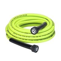 Flexzilla Pressure Washer Hose 516 25 M22 3100Psi Zillagreen Hfzpw3525Me