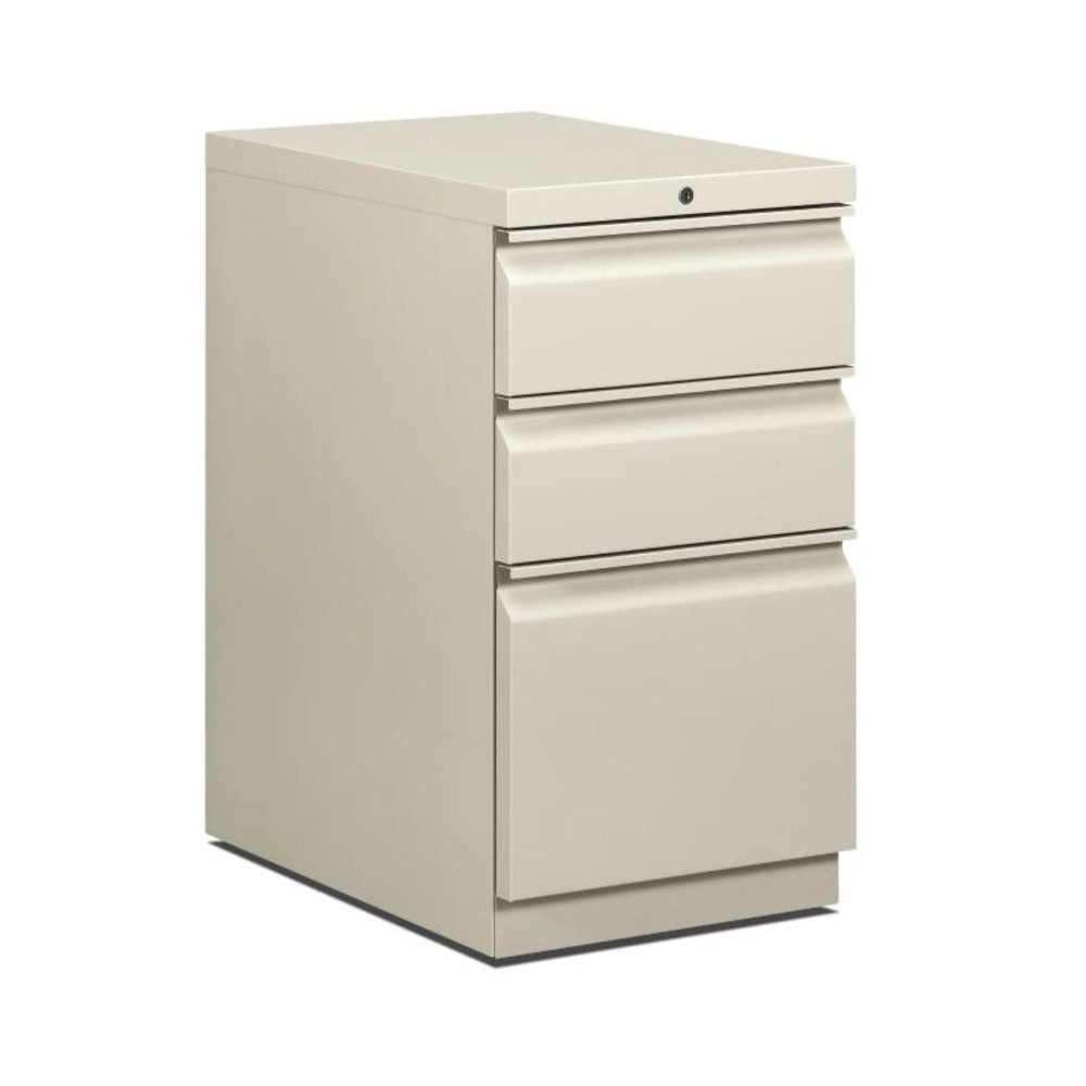 Hon Brigade Mobile Pedestal 2 Box 1 File Drawers Full Radius Pull 15W X 2278D X 28H Light Gray Finish