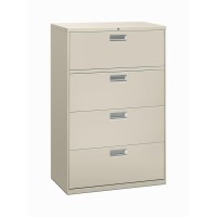 Hon Brigade 600 H684 Lateral File 36 X 18 X 533 4 Drawers Finish Light Gray