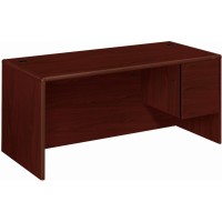 Hon 10700 H10783R Pedestal Desk 66 X 30 X 295 2 X Box File Drawersright Side Waterfall Edge