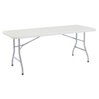 NPS 30 x 72 Heavy Duty Folding Table, Speckled Gray