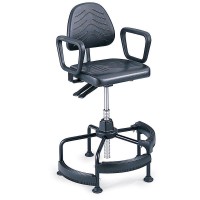 Safco Products 5143 Task Master Closed Loop Armrest Set For Use With Task Master Chairs, Sold Separately, Black