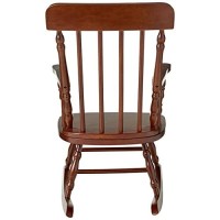 Gift Mark Childrens Spindle Rocking Chair Cherry