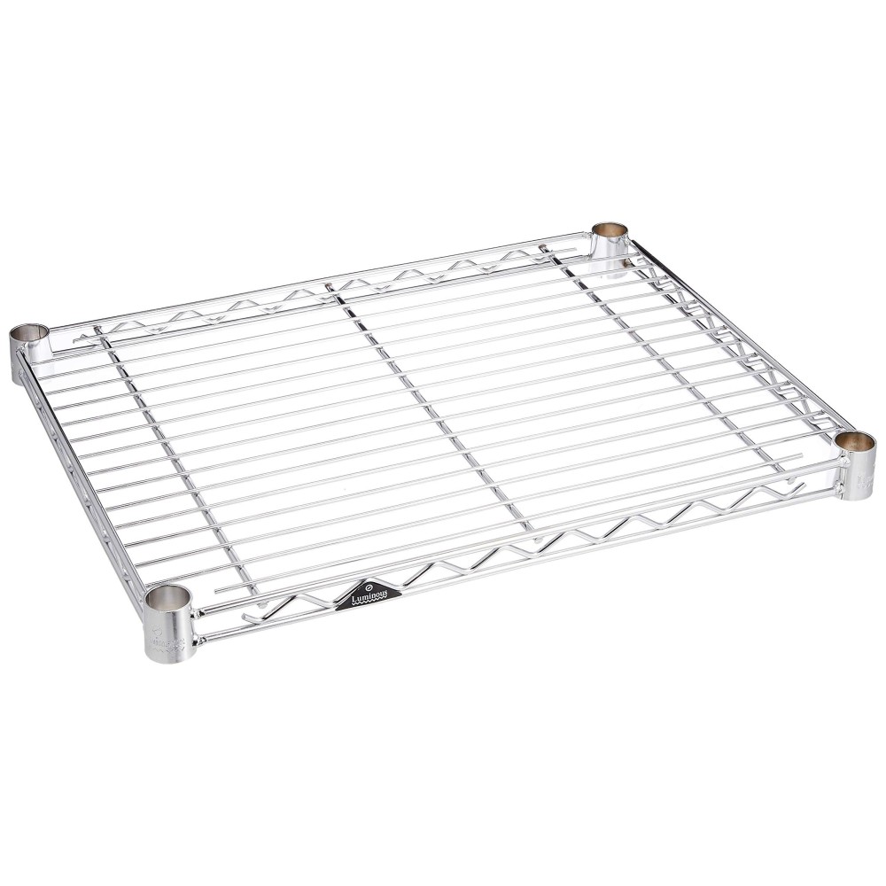Luminous St4535 Pole Diameter 0.7 Inches (19 Mm) Shelf Steel Shelf (Load Capacity 330.7 Lbs (150 Kg) Wire Width Direction 1 Piece (With Sleeve), Width 17.5 X Depth 13.6 Inches (44.5 X 34.5 Cm)