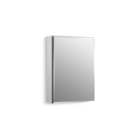 Kohler Kcbclc2026Fs Beveled Medicine Cabinet With Mirror Door Adjustable Shelves Rectangular Beveled Edge Frame 20 X 26