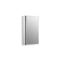 Kohler Kcbclc1526Fs Beveled Medicine Cabinet With Mirror Door Adjustable Shelves Rectangular Beveled Edge Frame 15 X 26