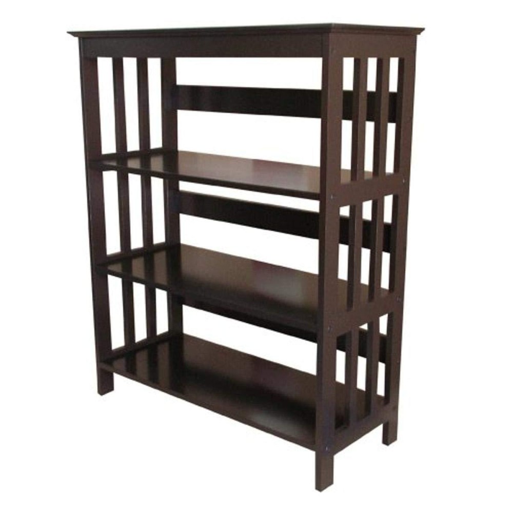 Ore International 3 Tier Bookshelves - Espresso