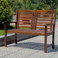 International Caravan Furniture Piece Acacia Trinidad Bench